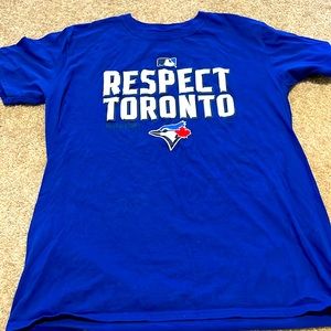 FANATICS LARGE TORONTO BLUEJAYS T SHIRT*